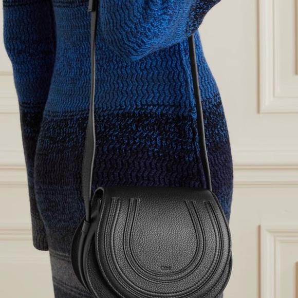 Chloe Marcie mini textured-leather shoulder bag - Picture 5 of 10